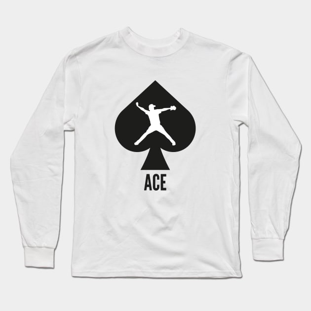Ace pitcher- a baseball design Long Sleeve T-Shirt by C-Dogg